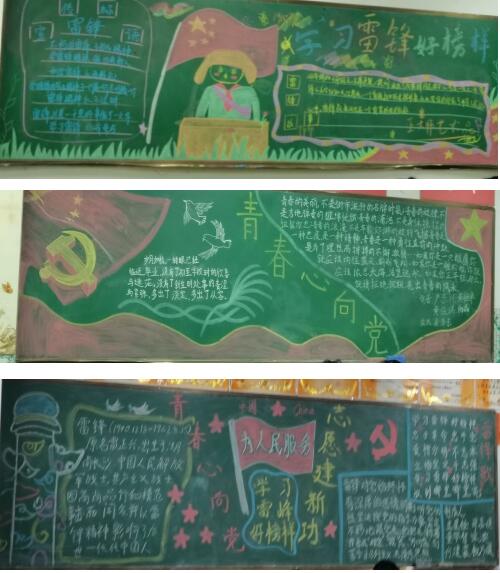 “青春心向黨，志愿建新功” 主題板報(bào)宣傳